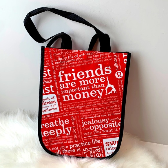 lululemon athletica Handbags - LULULEMON BAG Brand New reusable 9x12